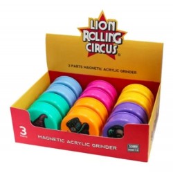 Moledor Acrílico 3 Partes Lion Rolling Circus