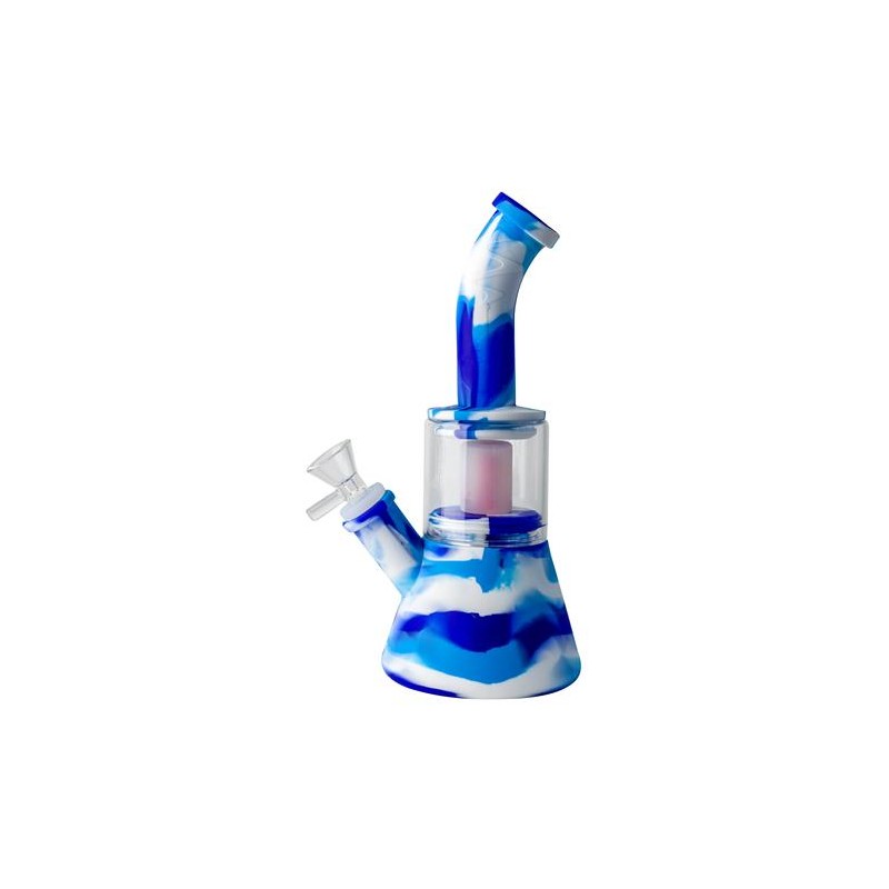 Bong Silicona - Vidrio - Quemador - BY ZF