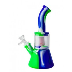 Bong Silicona - Vidrio - Quemador - BY ZF