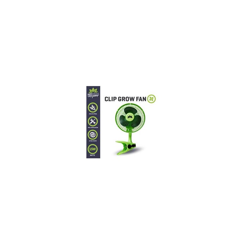 Ventilador Clip Grow Fan - Grow Genetics - 15W