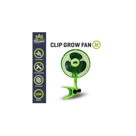 Ventilador Clip Grow Fan - Grow Genetics - 15W