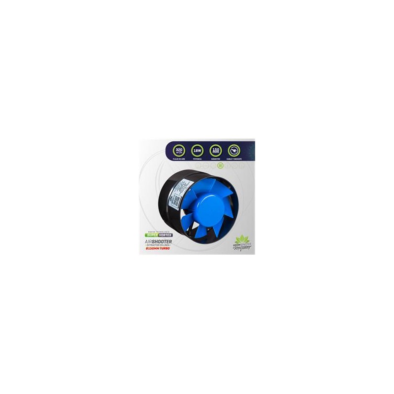 Extractor En Linea 150mm - Grow Genetics