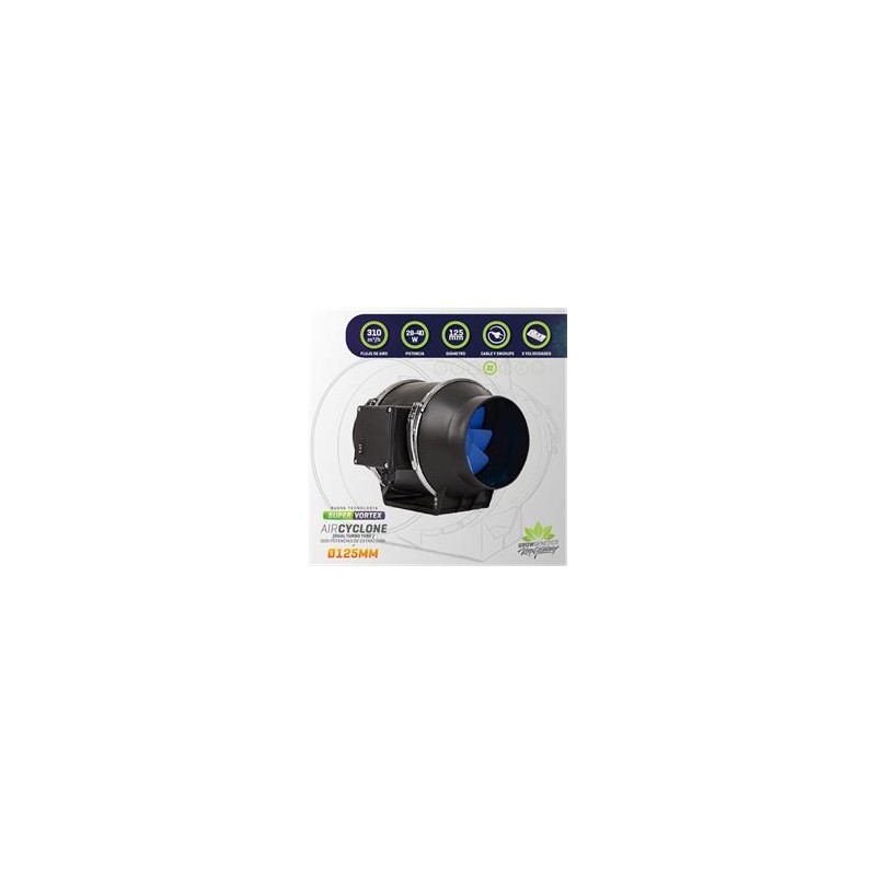 Extractor Dual TT 125mm - Grow Genetics