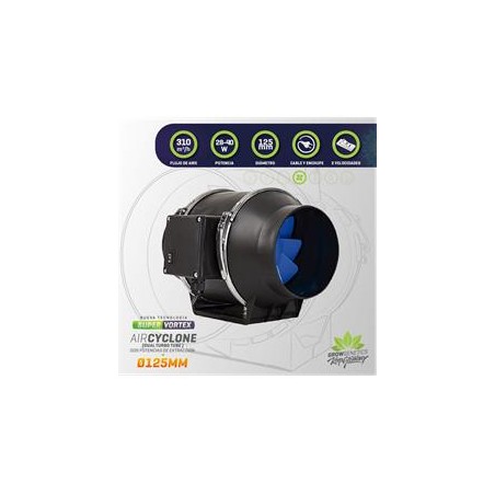 Extractor Dual TT 125mm - Grow Genetics