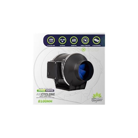 Extractor Dual TT 100mm - Grow Genetics
