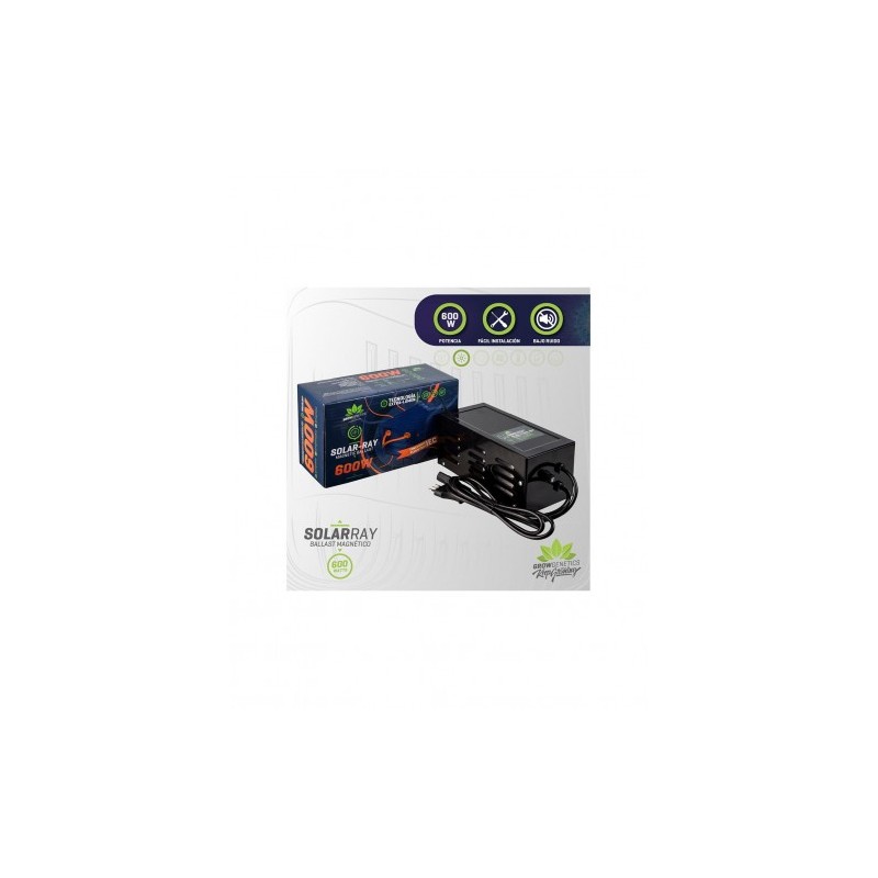 Balastro Solar Ray 600W - Plug and Play - Grow Genetics