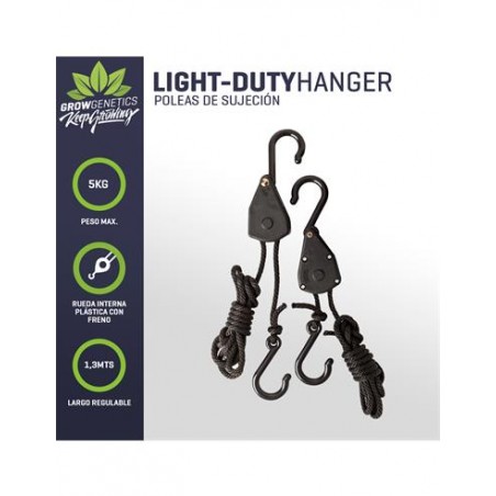 Poleas Light-Duty Hanger 5Kg - Grow Genetics