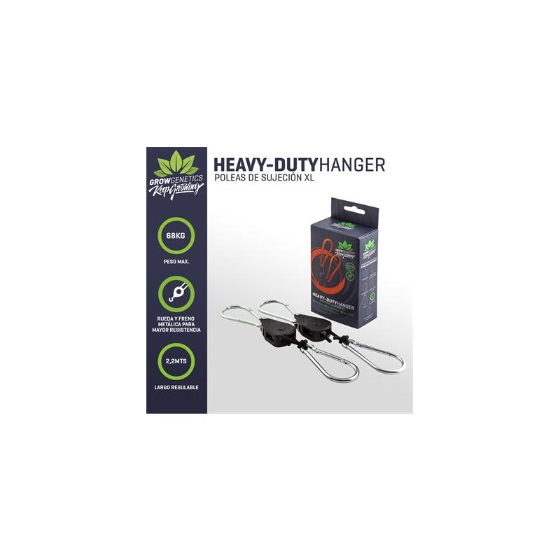 Poleas XL Heavy-Duty Hanger 68Kg - Grow Genetics