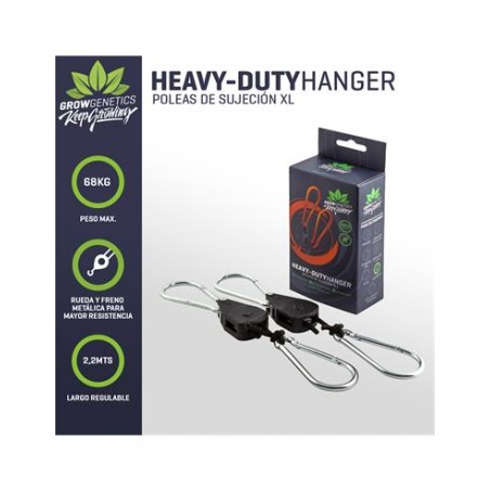 Poleas XL Heavy-Duty Hanger 68Kg - Grow Genetics