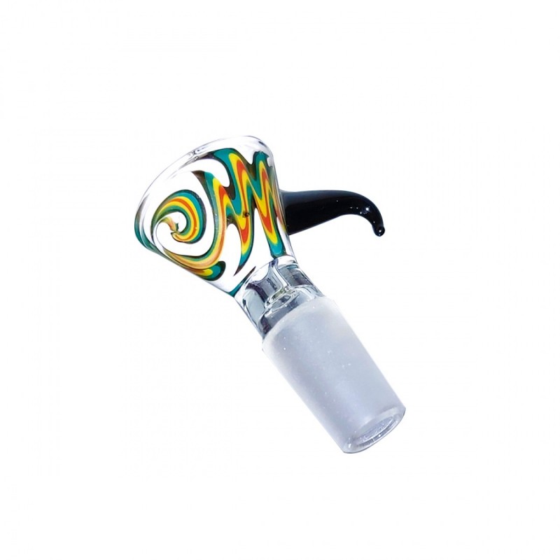 QUEMADOR PYREX 14MM RAINBOW - BONGLAB