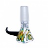 QUEMADOR PYREX 14MM RAINBOW - BONGLAB