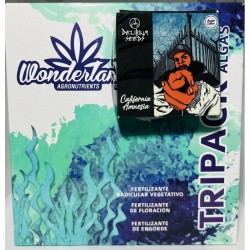 Pack Fertilizante wonderland + CALIFORNIA AMNESIA x4 - Delirium Seeds