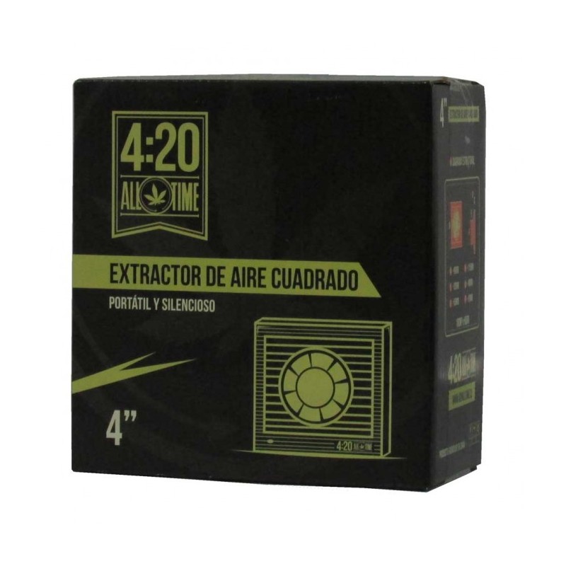 420 ALL TIME - EXTRACTOR DE AIRE CUADRADO 4´´