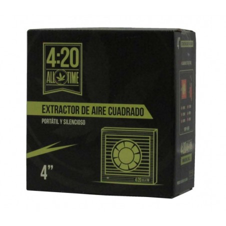 420 ALL TIME - EXTRACTOR DE AIRE CUADRADO 4´´